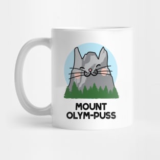 Mount Olym-puss Funny Kitty Cat Mountain Pun Mug